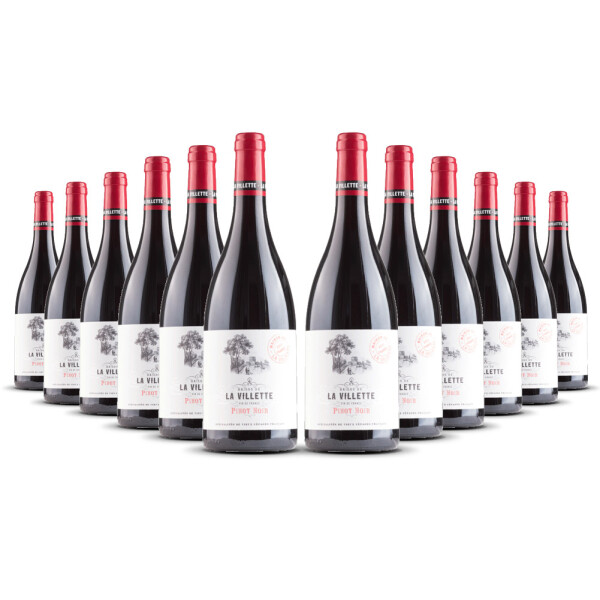 La Villette Pinot Noir VdF 2024er Süd-Frankreich (12 x 0,75l)
