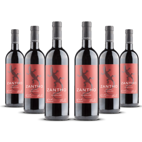 Zantho Zweigelt Burgenland 2023er Burgenland (6 x 0,75l)