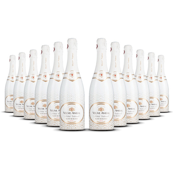 Veuve Ambal Méthode Traditionnelle Ice Blanc Demi-Sec  (12 x 0,75l)