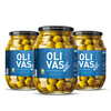 3er Set OLIVAS Mediterráneas - der praktische Snack mit Sardellengeschmack