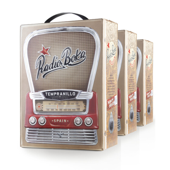 3er Set Radio Boka Tempranillo Bag in Box (3 x 3 l)