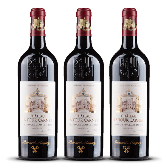 Tour Carnet Haut-Medoc Gr. Cru classe 2018er Bordeaux (3 x 0,75l)